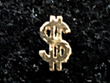 Load image into Gallery viewer, 18ct Solid Gold Dollar Sign Tooth Charm